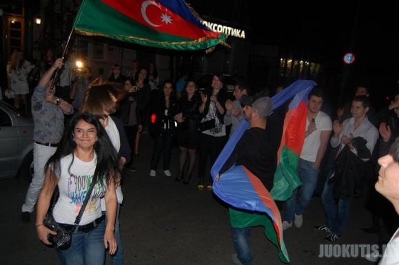 Eurovizijos pergalės šventimas Azerbaidžane