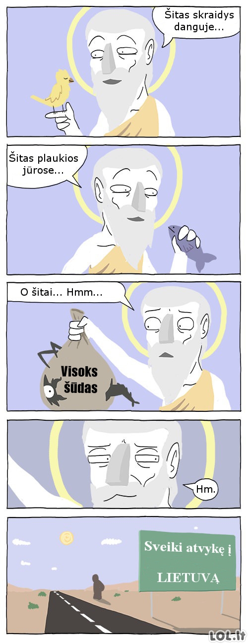 Kaip Dievas Lietuvą kūrė...