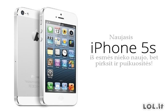 Naujas iPhone reklaminis šūkis