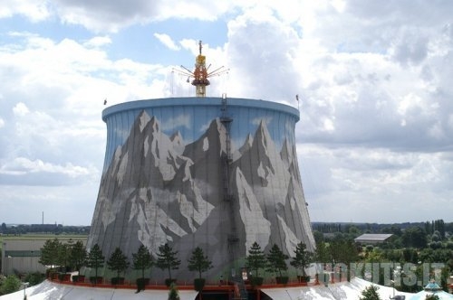 Atominės elektrinės vietoje - įrengtas pramogų parkas