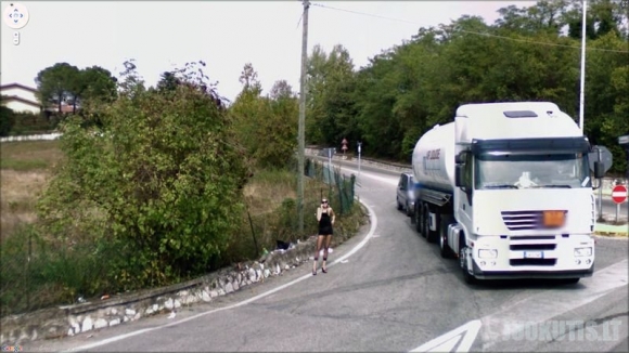 Google Street View kadrai. Antra dalis