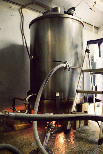 Braškinio alaus gamyba