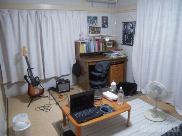 Japonijos gyventojų kambariai