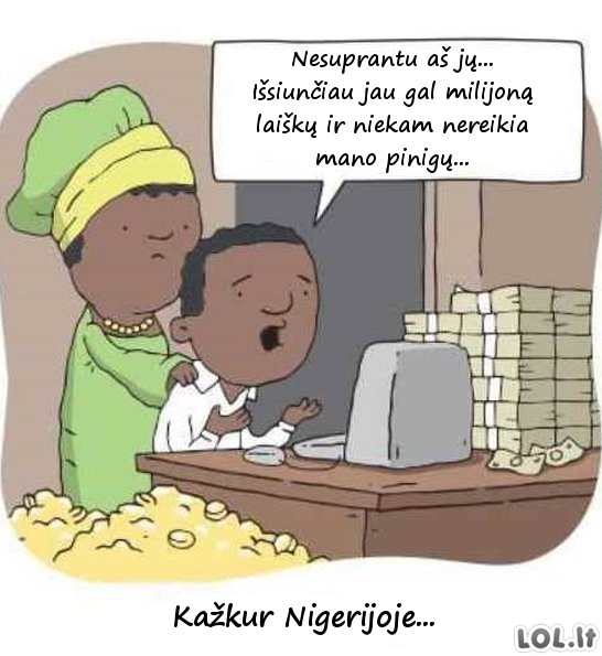 Vargšai Nigerijos milijonieriai