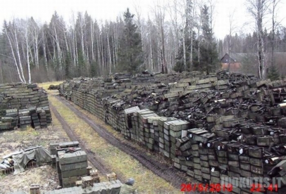 Karinės amunicijos laikymo sąlygos Rusijoje