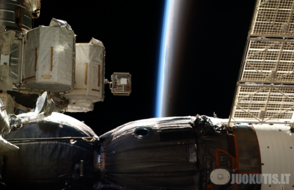 Nuotraukos iš kosminės stoties MKS