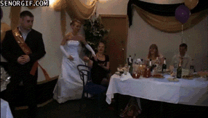 Vestuvių gadintojų GIF rinkinukas