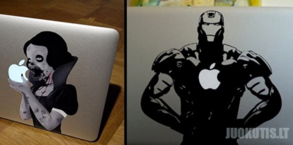 Lipdukai ant MacBook\'ų