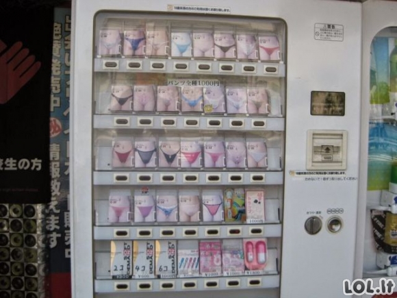 Keisčiausi pardavimų automatai Japonijoje