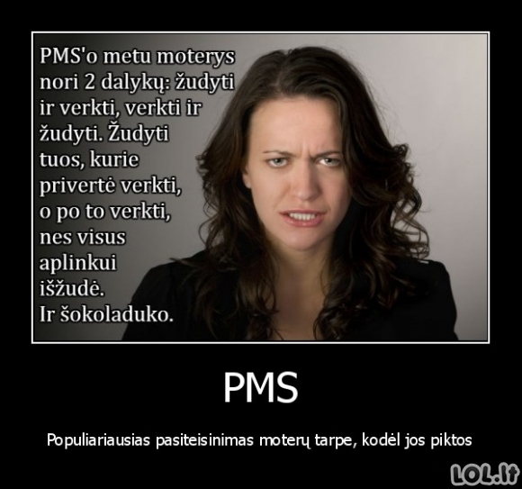 PMS'iniai moterų norai