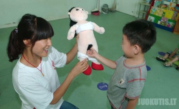Kaip kinų vaikus moko anatomijos