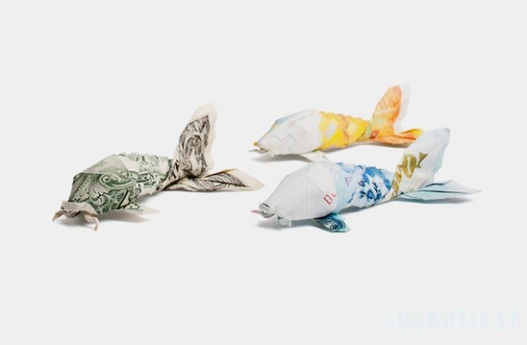 Origamiai iš pinigų