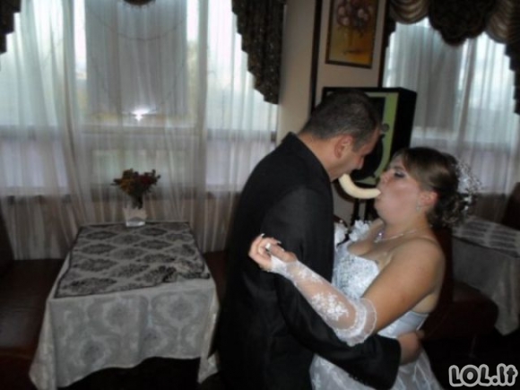 Rusiškos vestuvių akimirkos