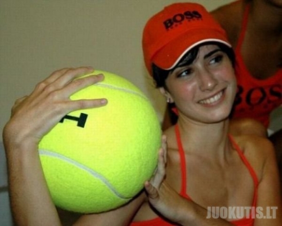 Merginos iš teniso (36 nuotraukos)