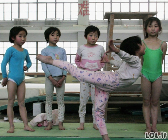 Kaip Kinijos vaikai ruošiami būti olimpiečiais