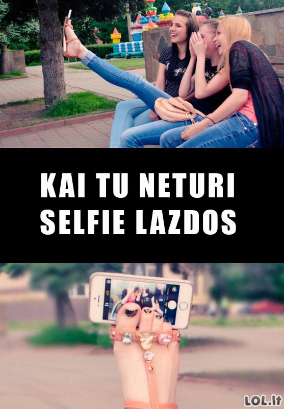 Savadarbė selfie lazda