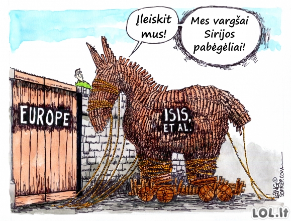 Kaip teroristai pateko į Europą...