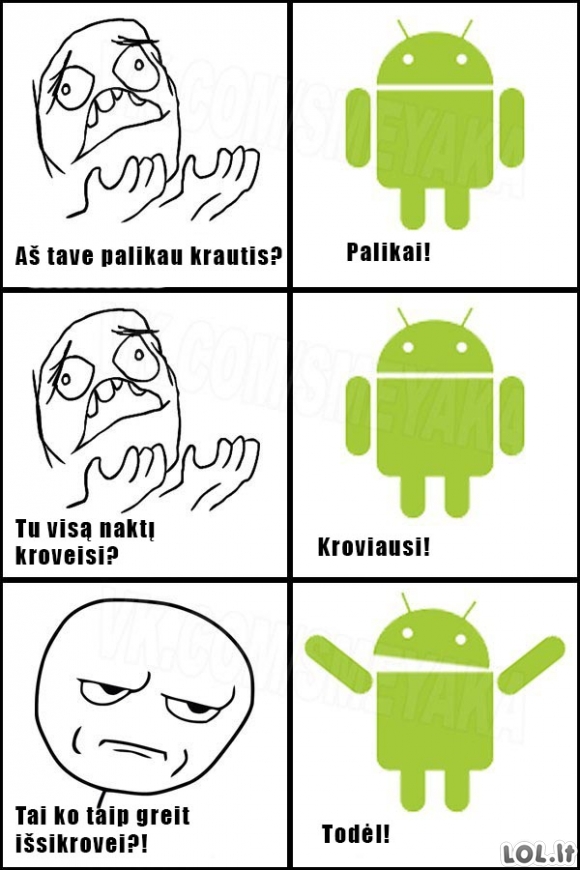 Android problemos