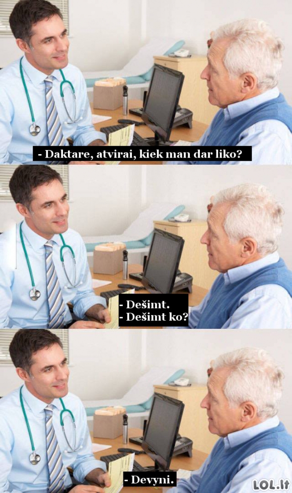 Daktaro verdiktas