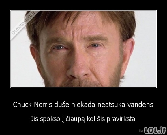 Chuck Norris žvilgsnio galia