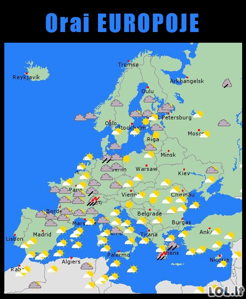 Orai Europoje