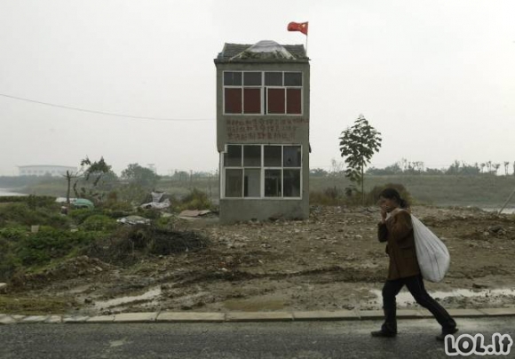 Namai - tikros rakštys Kinijos miesto projektuotojams