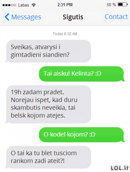 Kaip turi belstis geras svečias