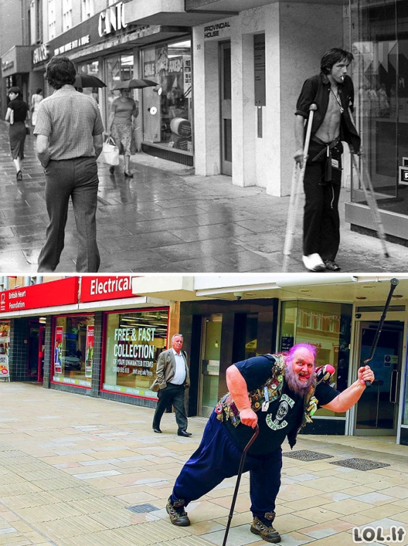 Žmonės: prieš ir po keliasdešimt metų