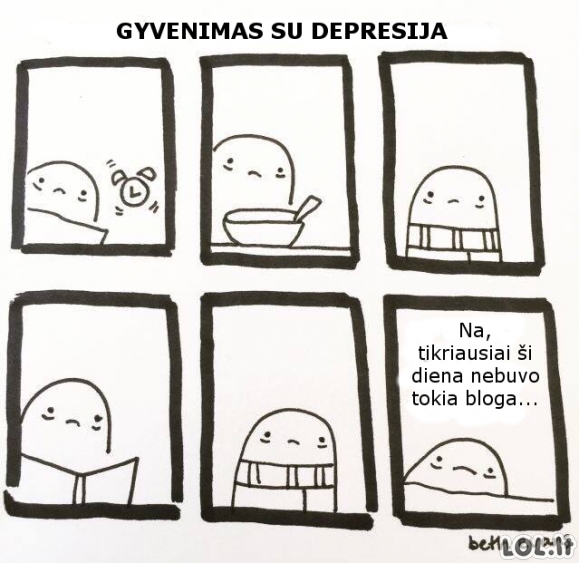 Gyvenimas su depresija