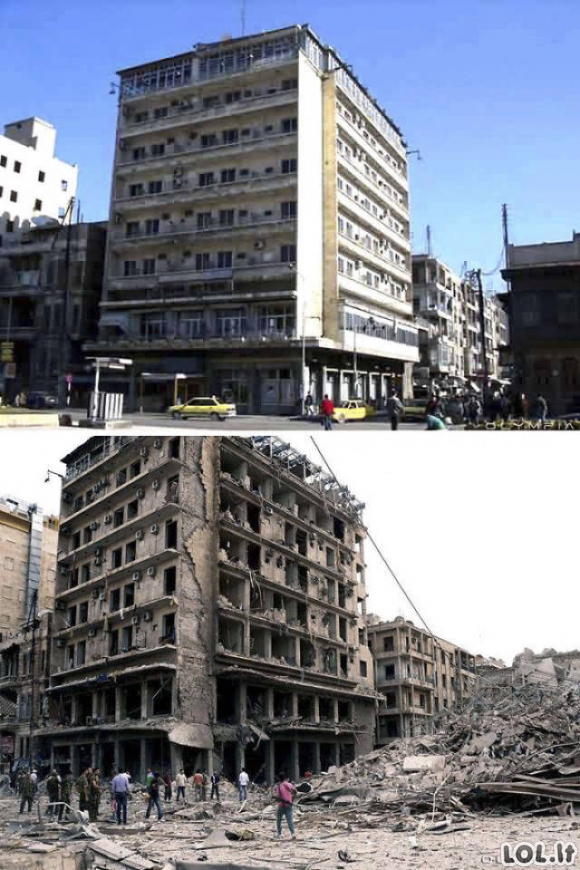 Kaip karas pakeitė Alepo miestą?