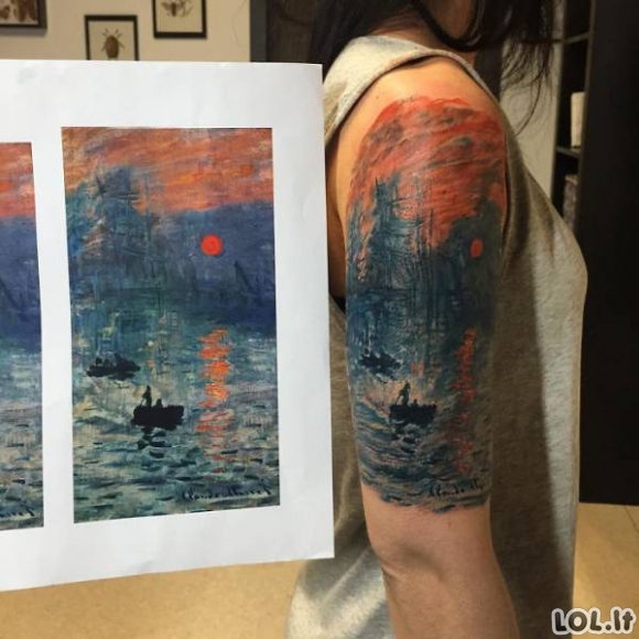 Kai tatuiruotes daro tikri menininkai