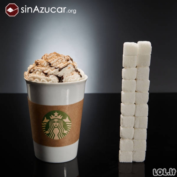 Kiek cukraus turi įvairūs produktai?