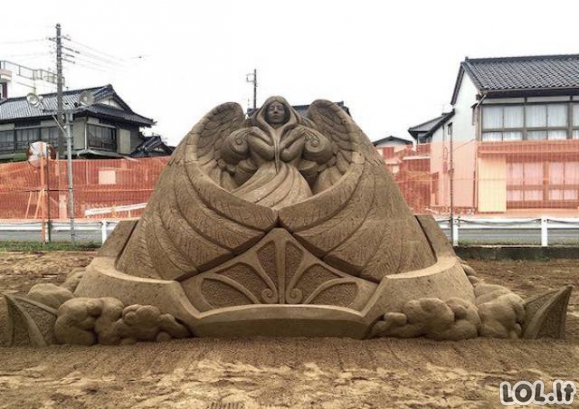 Neįtikėtinos skulptūros iš smėlio