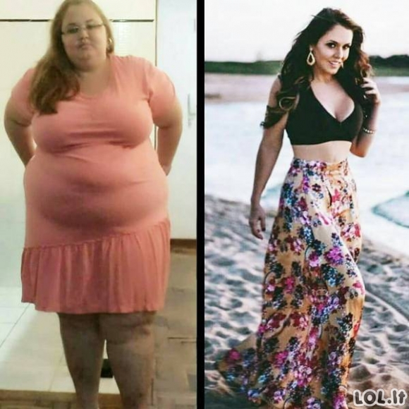 Neįtikėtinos svorio metimo transformacijos