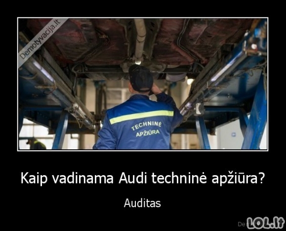 Audi techninė apžiūra