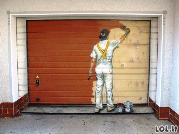 Originaliausios garažo durys