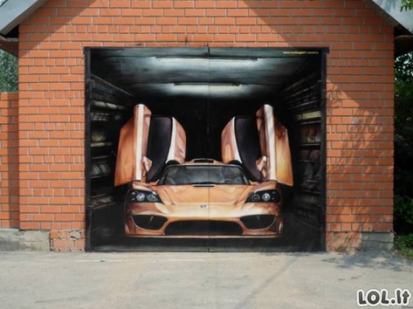 Geros garažų durų idėjos