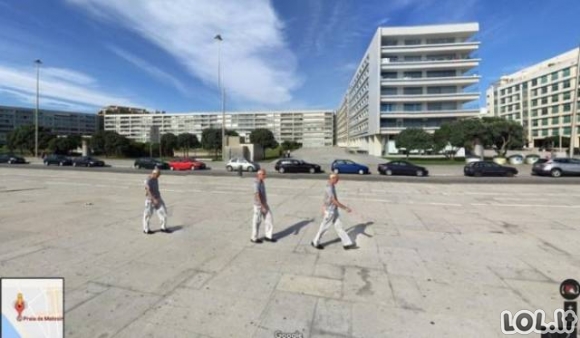 Google Street View kurioziškos nuotraukos