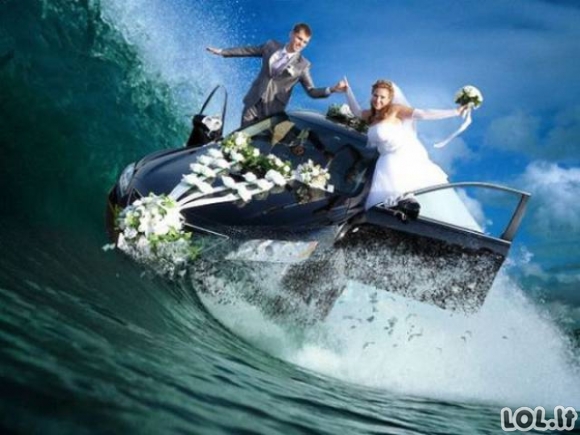 Keisčiausios rusų vestuvių nuotraukos