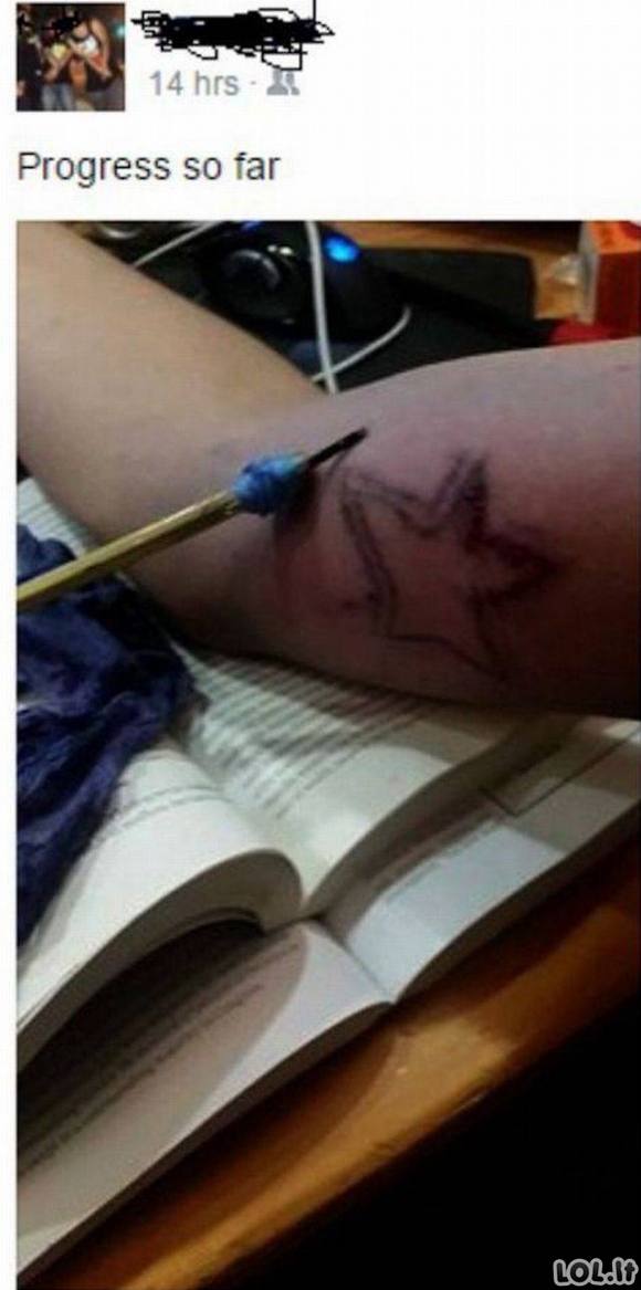 Baisiausios tatuiruotės, kokias pasidarė žmonės