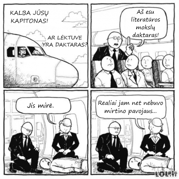 Daktaras lėktuve