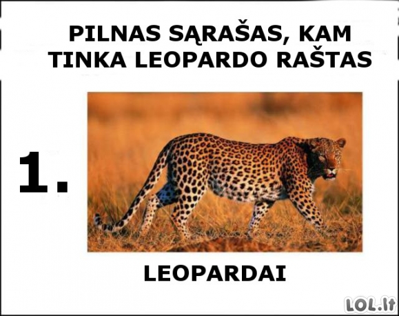 Leopardo raštas