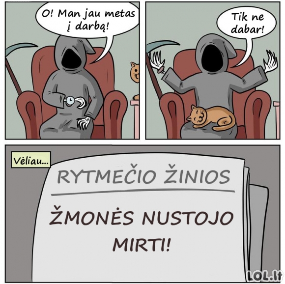 Ir mirtis turi silpnybę