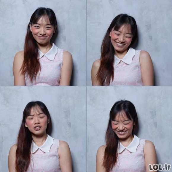 Moterys sutiko parodyti savo veidus prieš, per ir po orgazmo