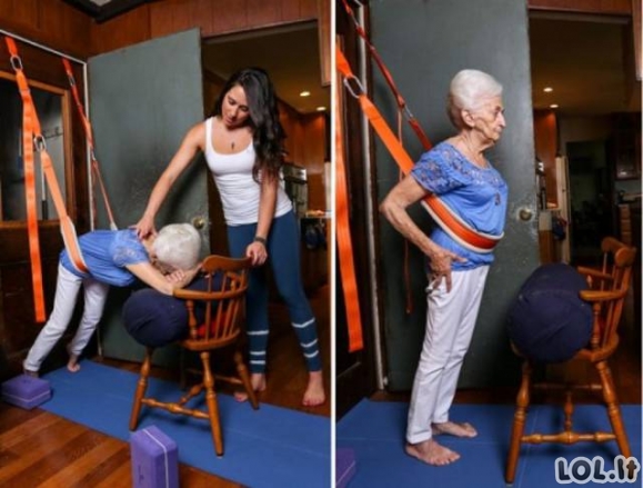 Kaip joga pakeitė močiutę