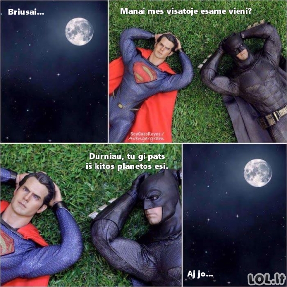 Durnas Supermeno klausimas Betmenui