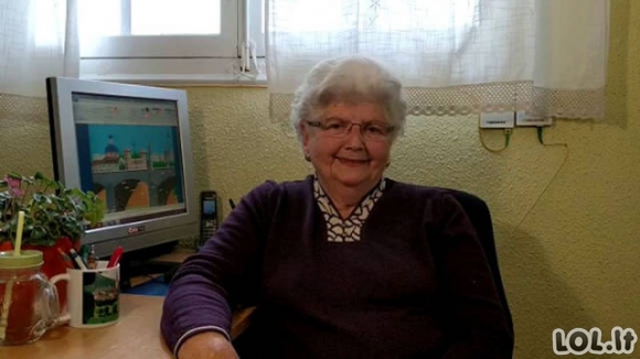 87-erių močiutė su Paint'u piešia neįtikėtinus piešinius
