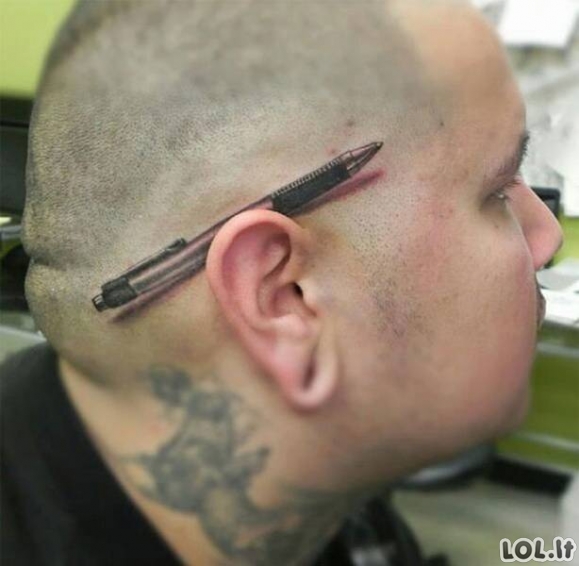 Neįtikėtinai realistiškos tatuiruotės [33 FOTO]