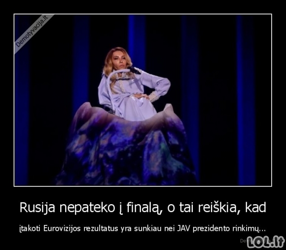 Apie Rusiją šių metų Eurovizijoje
