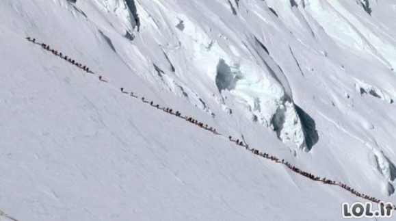 Sužinokite, kokią žalą gamtai daro žmonės Everesto viršūnėje